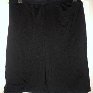 Black biker shorts